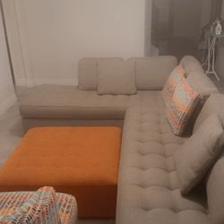 Sectional With Ottoman And Chair 