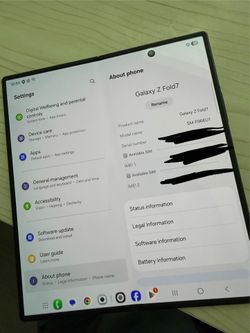 Samsung z fold 7 unlocked 512GB good condition