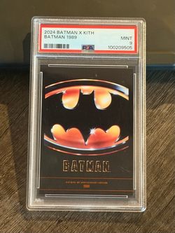 Kith Batman 1989 PSA 9 card