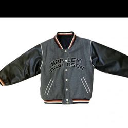 Harley Davidson, Classic Blazer, Jacket, Leather, And Suede 2t~3T