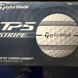 Golf Balls. Taylormade Tp5 Stripe. 