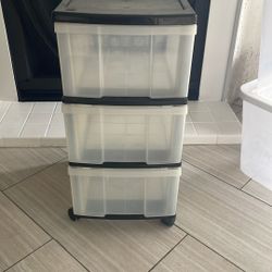Storage Bin With Wheels