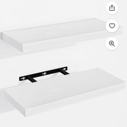 Brand New Set Of 2  Floating Shelves 9x24