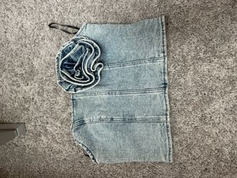 Light Wash Denim corset