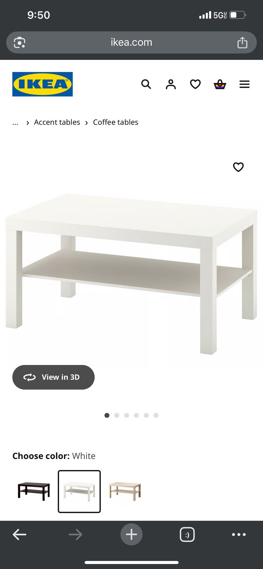 IKEA Coffee Table 