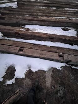 Hand Hewn Barn Wood Beams