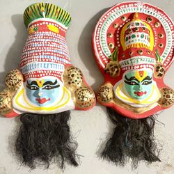 Handmade Paper Mâché Masks from India