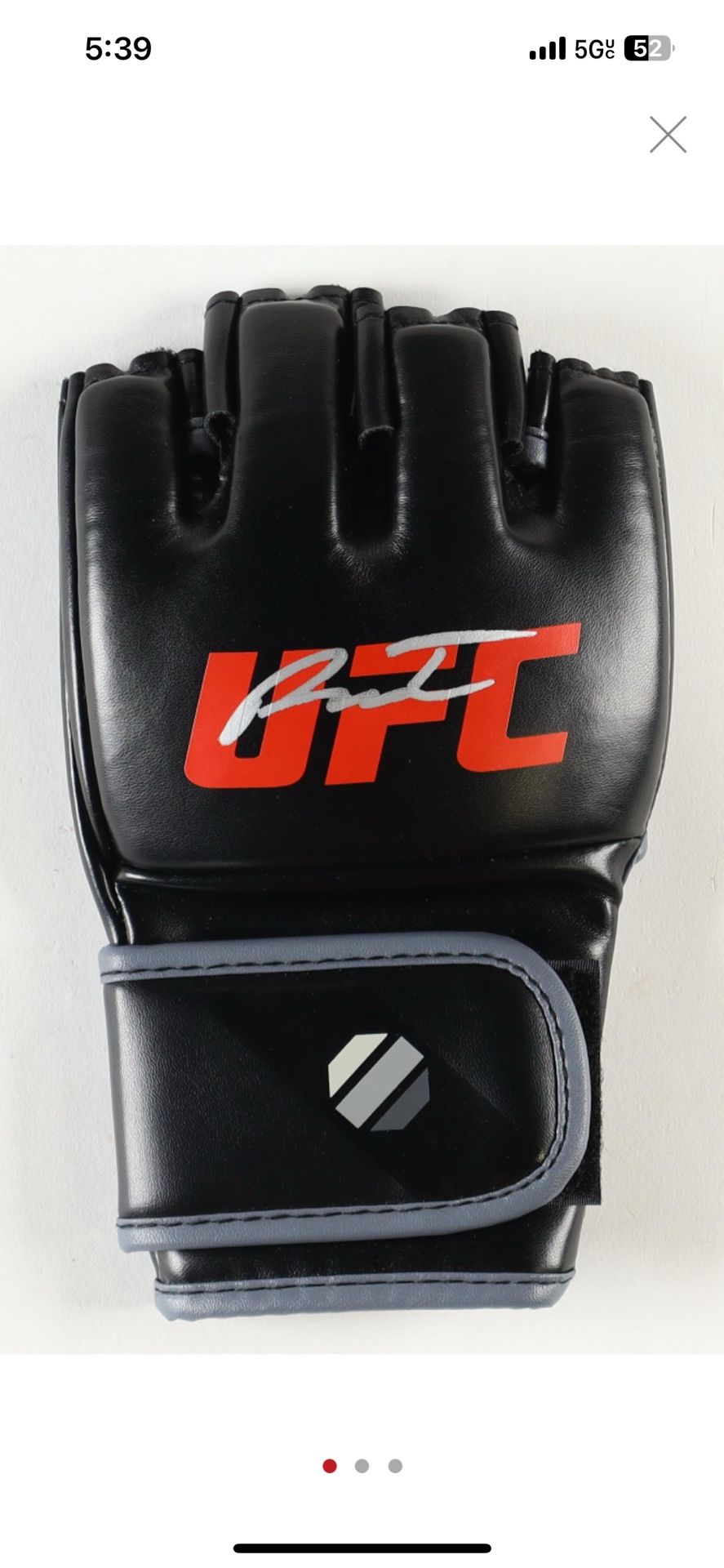 Payton Talbott Signed UFC Fight Glove (Beckett) Payton Talbott Signed UFC 11x14 Photo (Beckett)