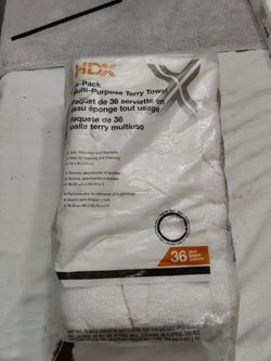 Bag Of 36 Terry Towels Located In Palm Beach Gardens 