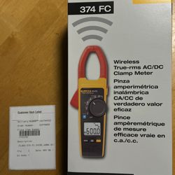 Brand New Fluke 374 FC Clamp Meter