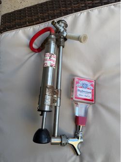Vintage Budweiser beer tap