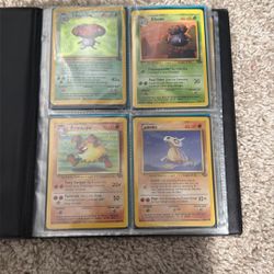 Pokemon Folder With Vintage Cards