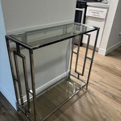 Glass Display Table