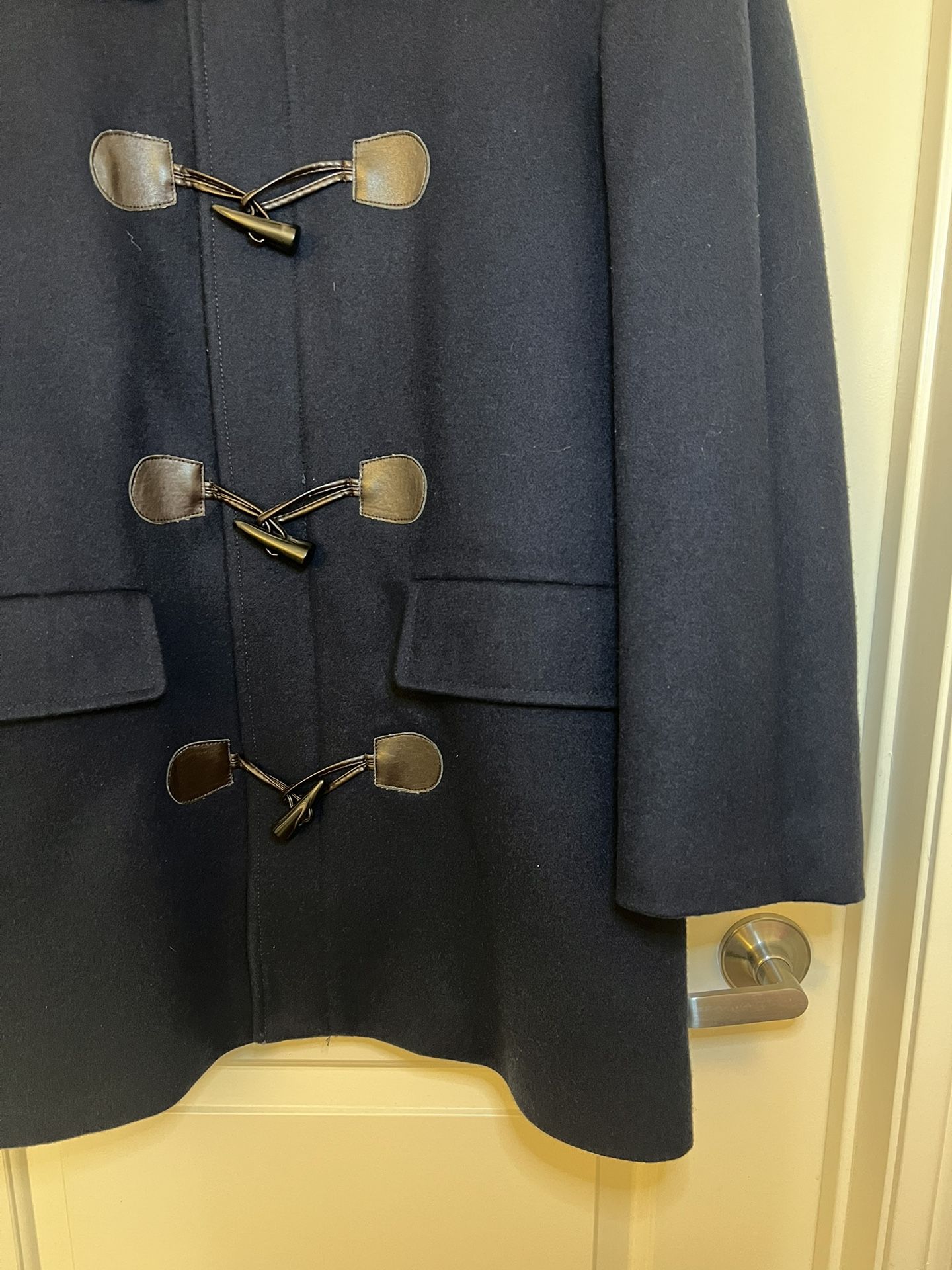 ポロラルフローレン wool coat 38R Polo Ralph Lauren Wool Coat Navy Blue Men's 38R