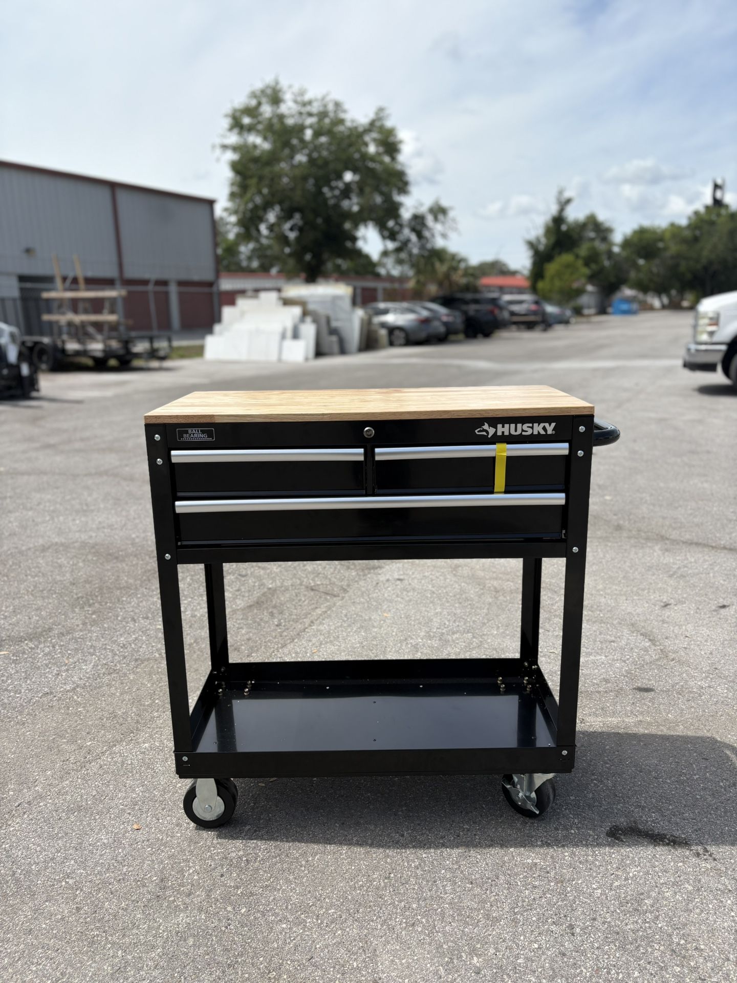 Husky 36 in 3 Drawer Tool Cart