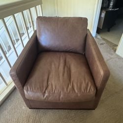 Leather Swivel Chair