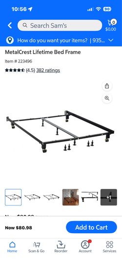 Adjustable bed frame