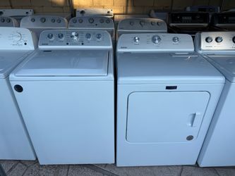 Mayta washer and electric dryer  4.8&7.4 CUFT