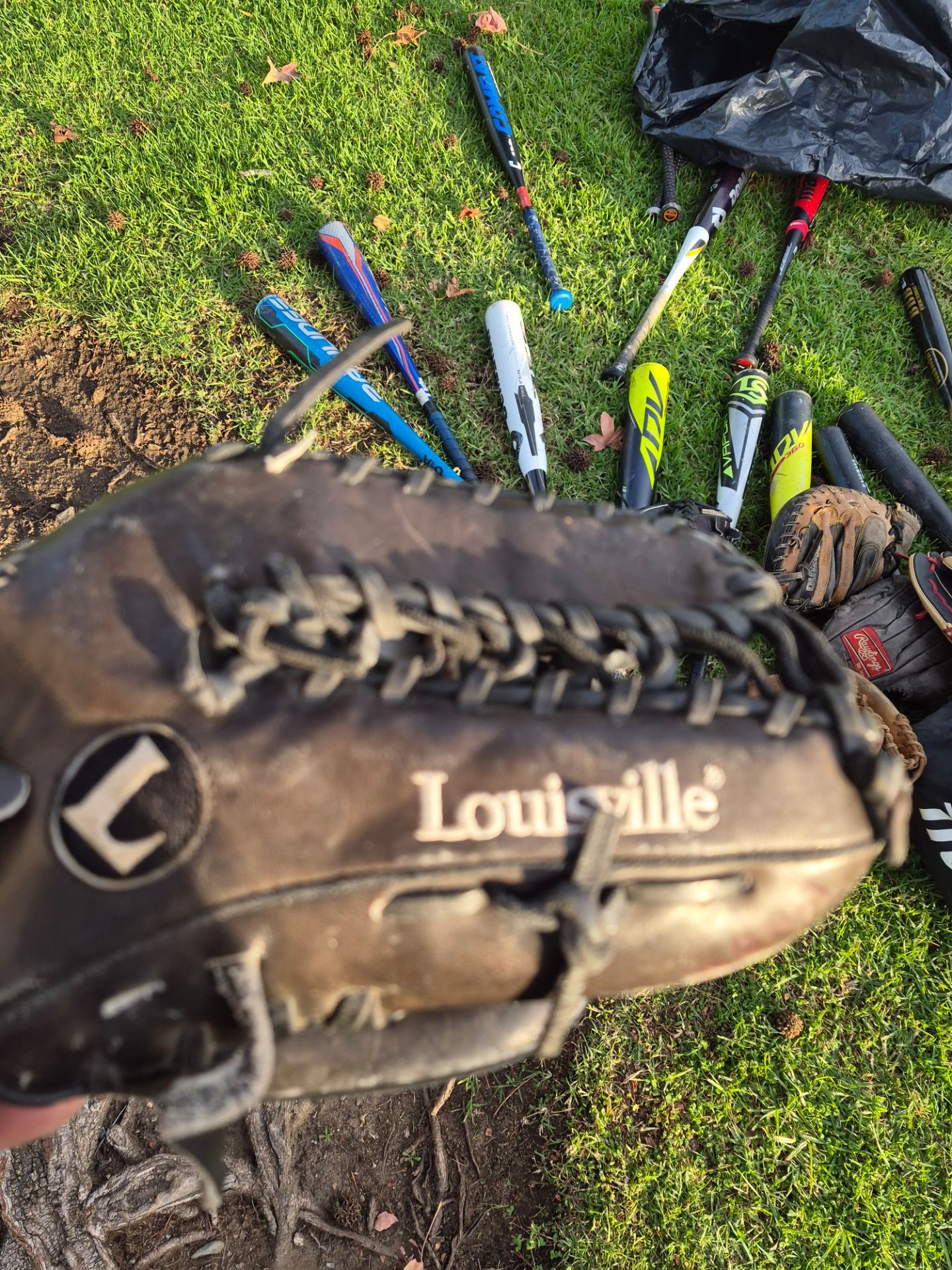 Louisville Slugger "PRO STYLE " Glove. LOCATED IN GLENDORA. CHECK OUT MY PAGE FOR OTHER BASEBALL EQUIPMENT FOR SALE "CHEAP "