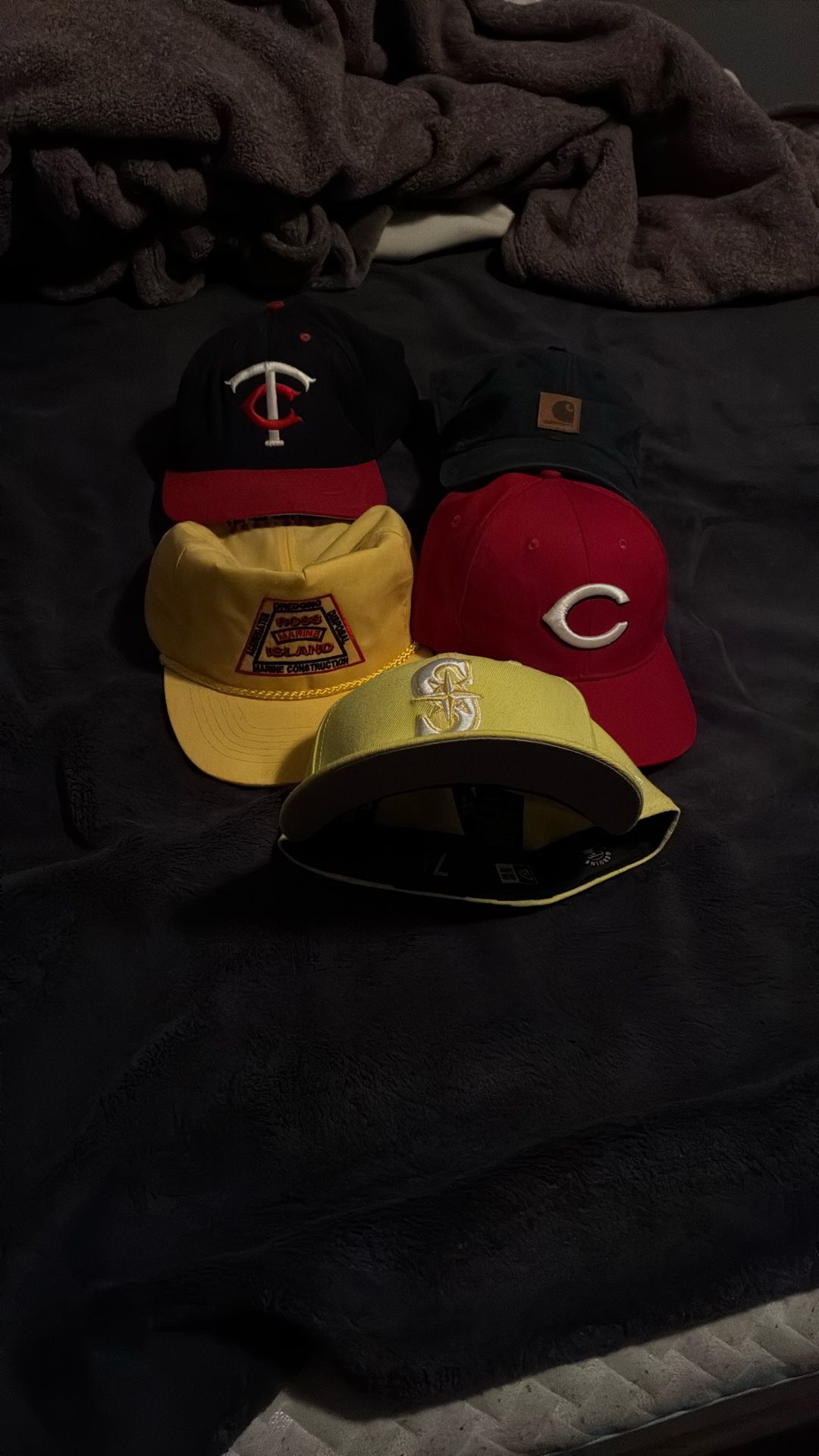 10$ For Any Of These Hats All In Good Conditon 