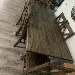 Wooden Kitchen Table 