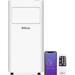 DELLA 8000 BTU Smart WiFi Enabled Portable Air Conditioner