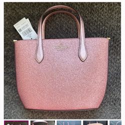 Kate Spade Pink Glitter Purse/Tote