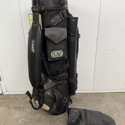 Belding Sports Golf Cart Bag 6 Way “The Original Bushwhacker” With Rain Cover