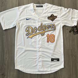 Los Angeles Dodgers Yamamoto Gold Edition World Series 2025 Jersey 