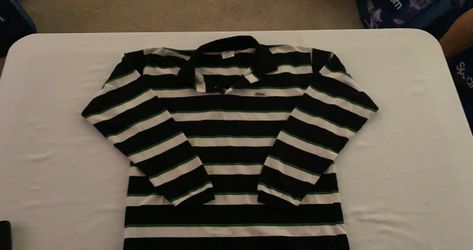 Pre-Owned Lacoste Long Sleeve Polo Mens Size 8 or XL