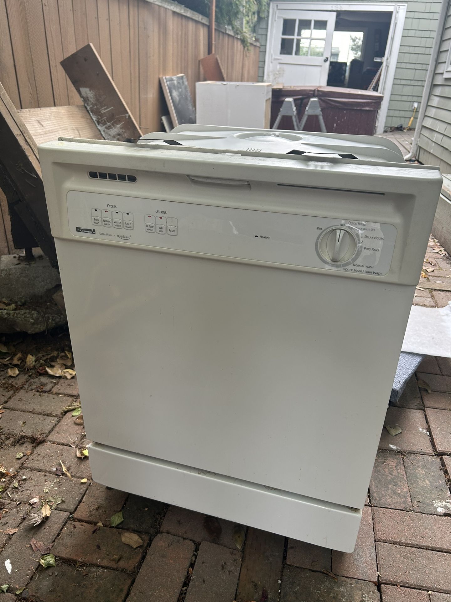 Dishwasher, Kenmore Ultra wash