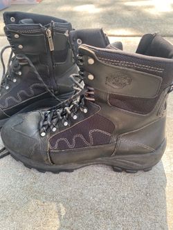 Harley Davidson motorcycle boots
