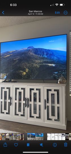 Tv 75” and tv stand  700