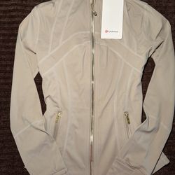 Lululemon Tan Khaki and Gold Define Jacket