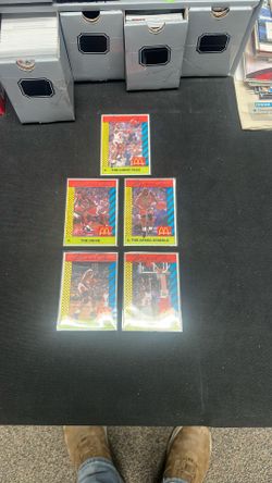 Micheal Jordan McDonald Trading Cards
