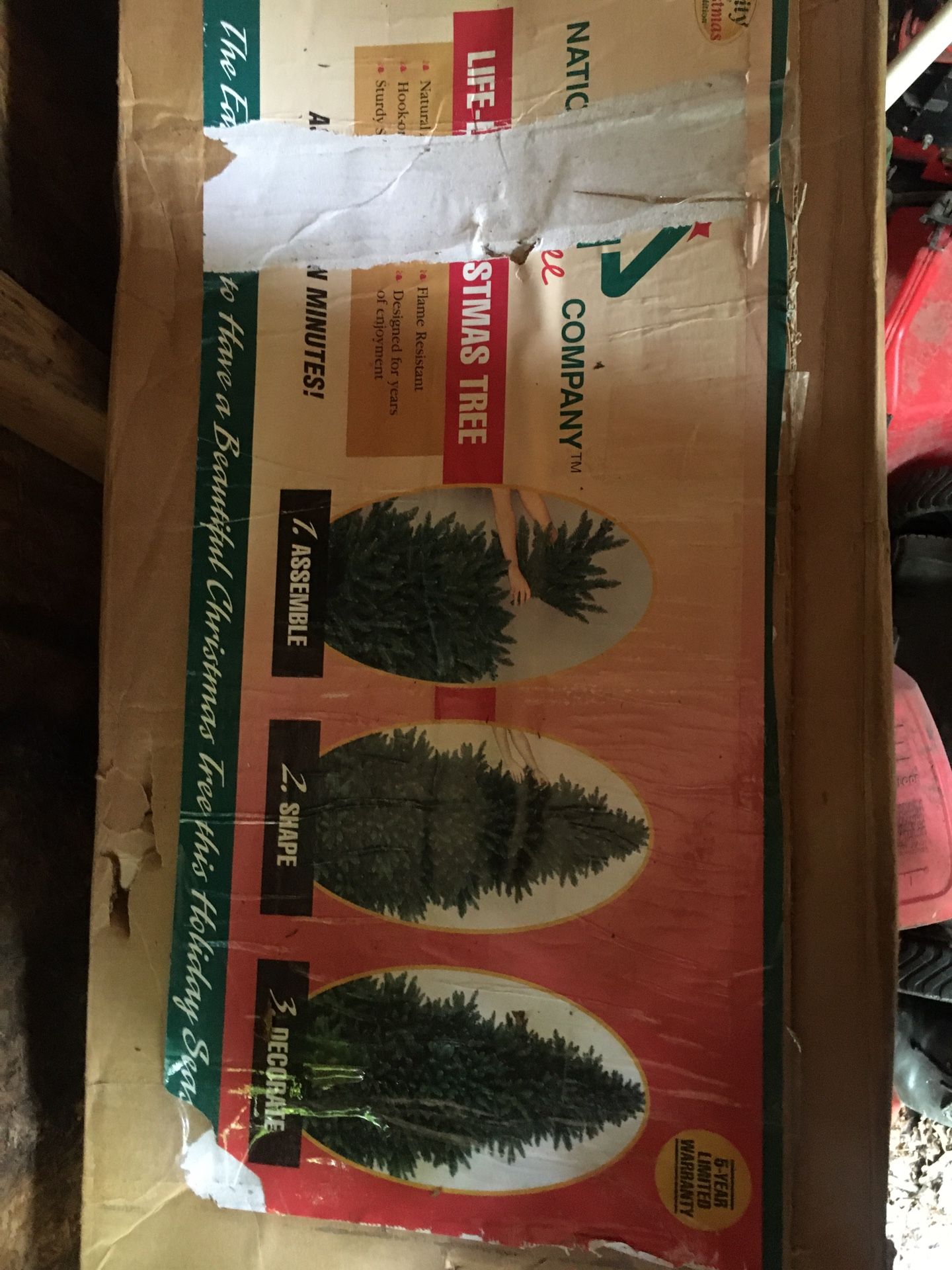 7 Foot Christmas Tree In Buck’s Very Nice Only $60 From