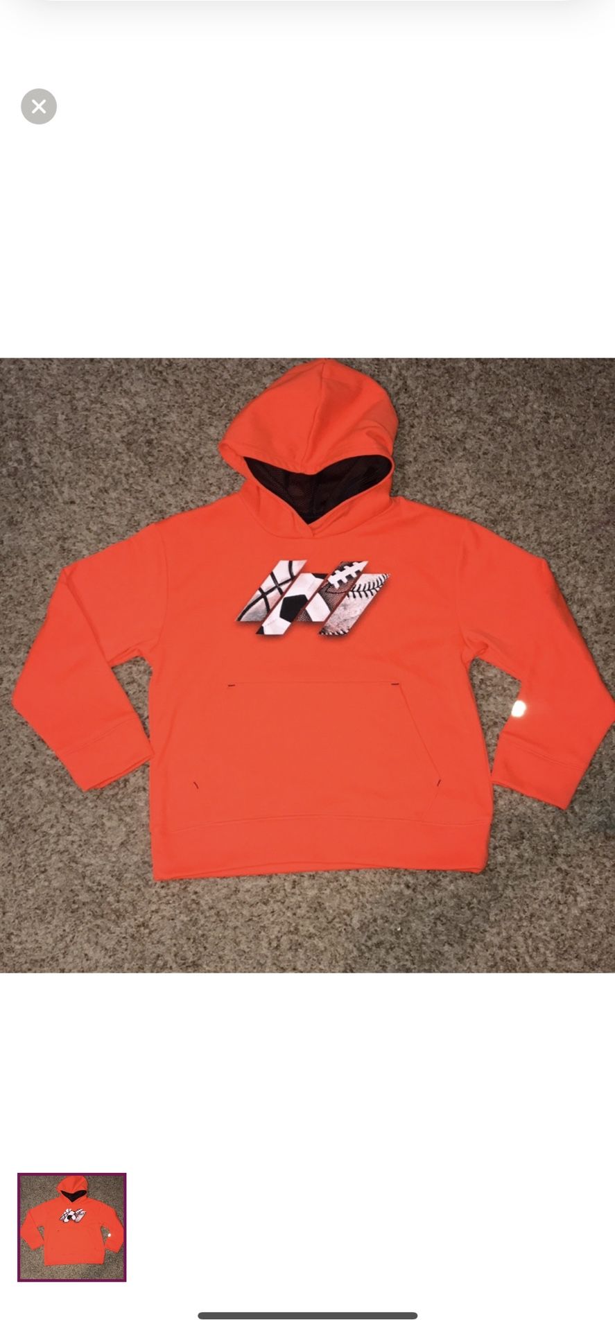 champion boys hoodie sweatshirt size S