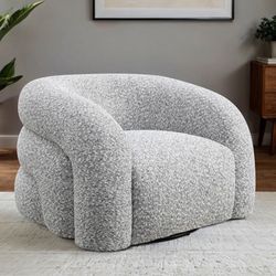 Grey Swivel Accent Chair Brand New In Box 