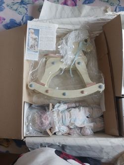 Army porcelain doll