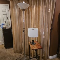Floor Lamp And Table Lamp