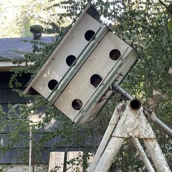 Purple Martin House with Pole