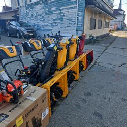 Snowblowers Gas And Battery Operated Sale 