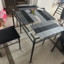 Dining Table with 4 Chairs
