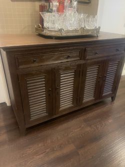Restoration hardware buffet cabinet