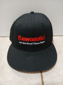 Adult Kawasaki cap.  One size fits all.  Adjustable back strap.  Like new condition.  $5