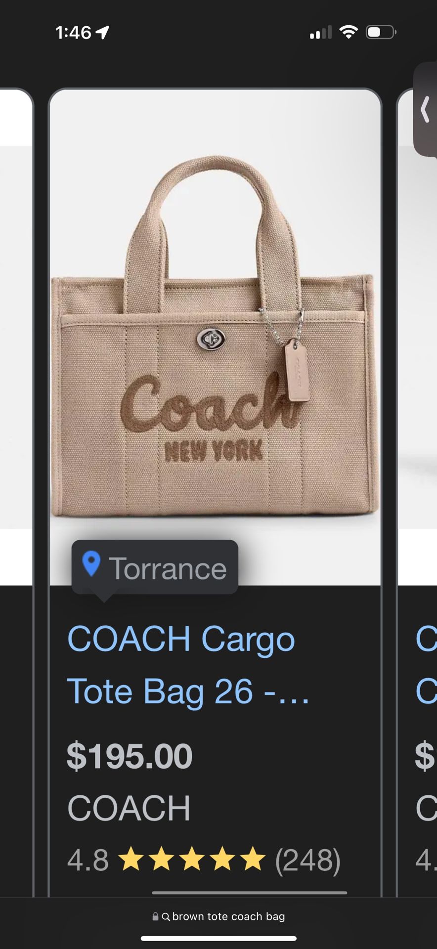 Tote Coach Bag