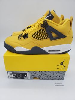 Size 10.5 - Jordan 4 Retro (Lightning)