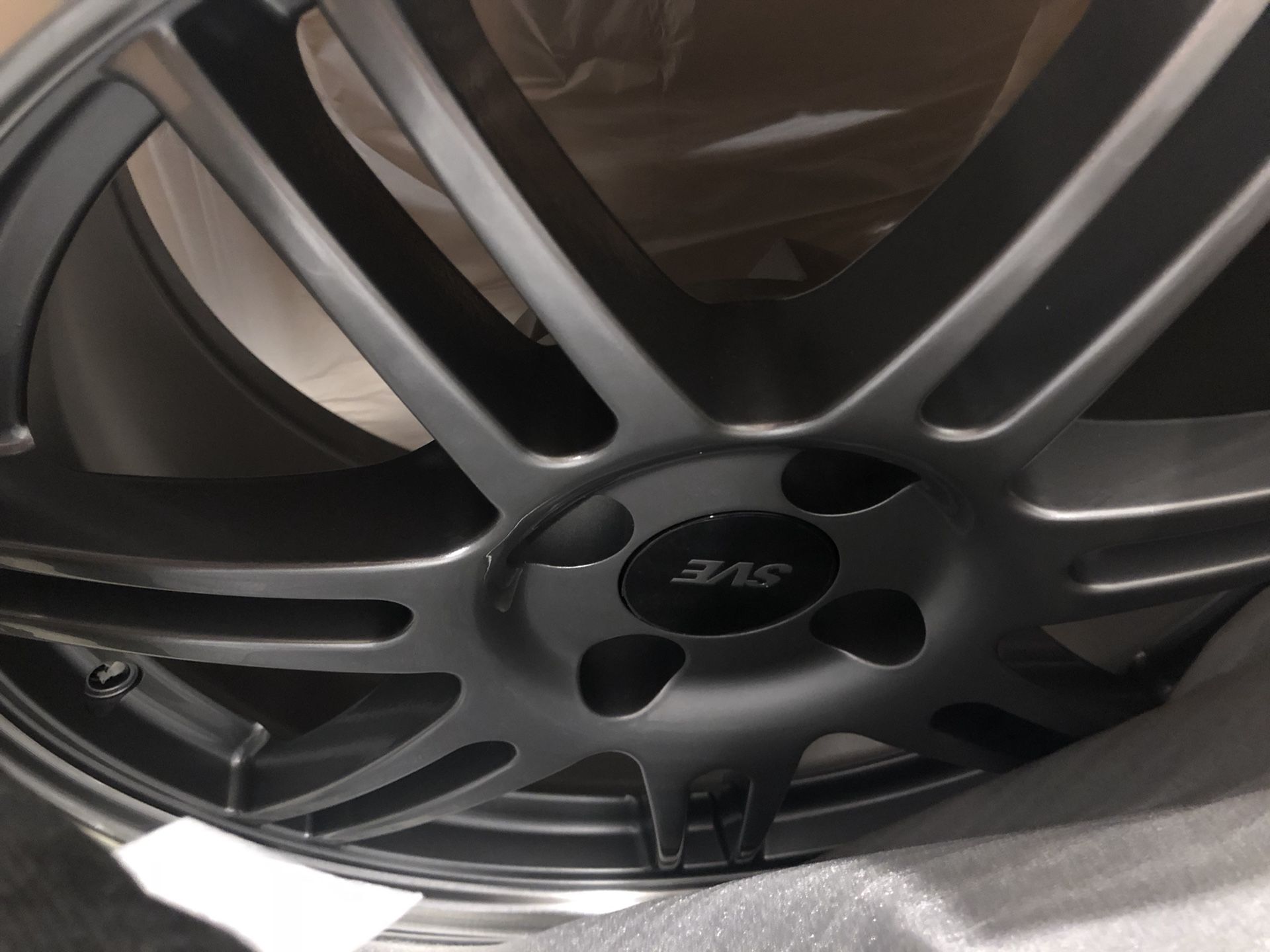 Foxbody wheels rims 10th anniversary NEW 4 lug staggered mustang