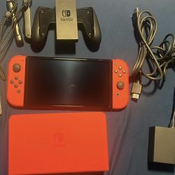 Nintendo Switch OLED Super Mario edition With Splatoon 2