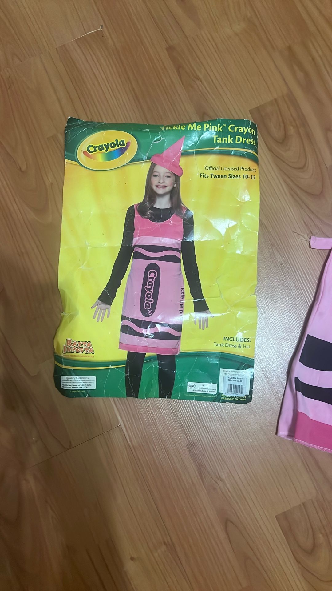 Pink Crayon Tank Dress Costume ($5)